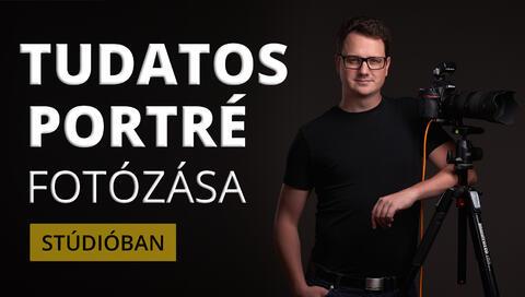 Tudatos portréfotózás stúdióban